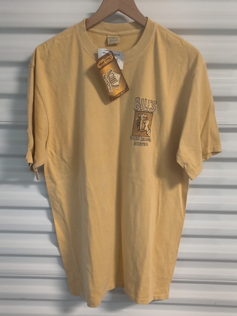 Crazy Shirts Bill's Beer Removal Service Crewneck Short Sleeve T-Shirt L NWT